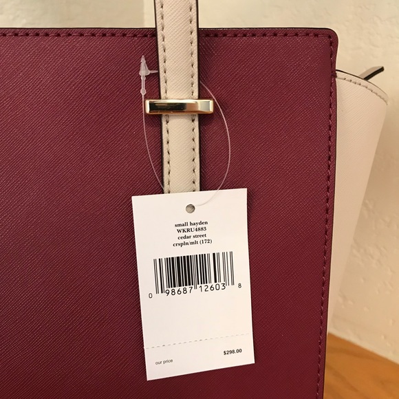 Kate spade Small Hayden cedar street merlot bag - Picture 5 of 7